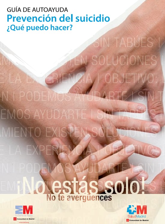13. Guía de autoayuda de Prevención del Suicidio Salud Madrid.